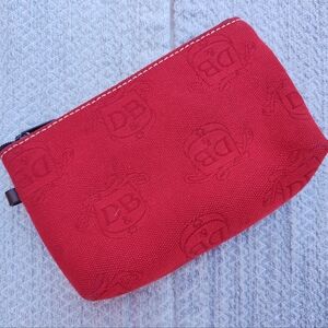 Dooney & Bourke Red Donegal Crest Coin Purse